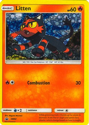 Litten (SM02) (Promo General Mills) [Soleil et Lune : Promos Black Star] 