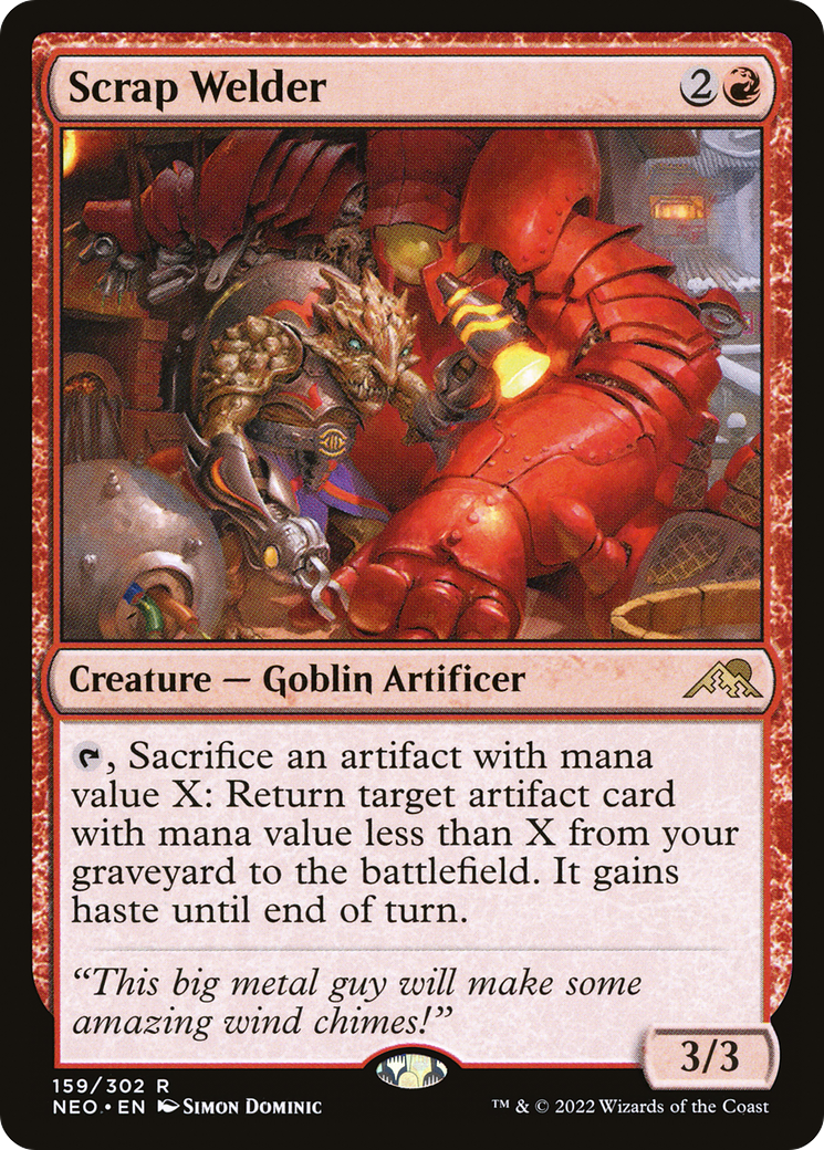 Scrap Welder (NEO-159) - [Kamigawa: Neon Dynasty] Foil