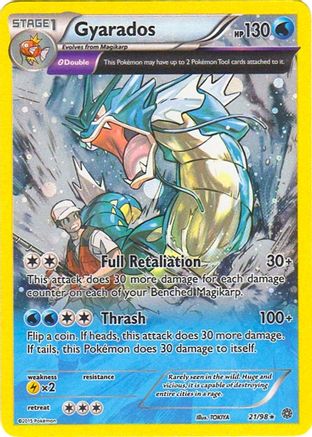 Gyarados (21/98) (Cosmos Holo) (Thème Deck Exclusif) [XY : Ancient Origins] 