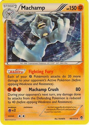 Machamp - 46/111 (Cosmos Holo) - [Blister Exclusives] Holofoil