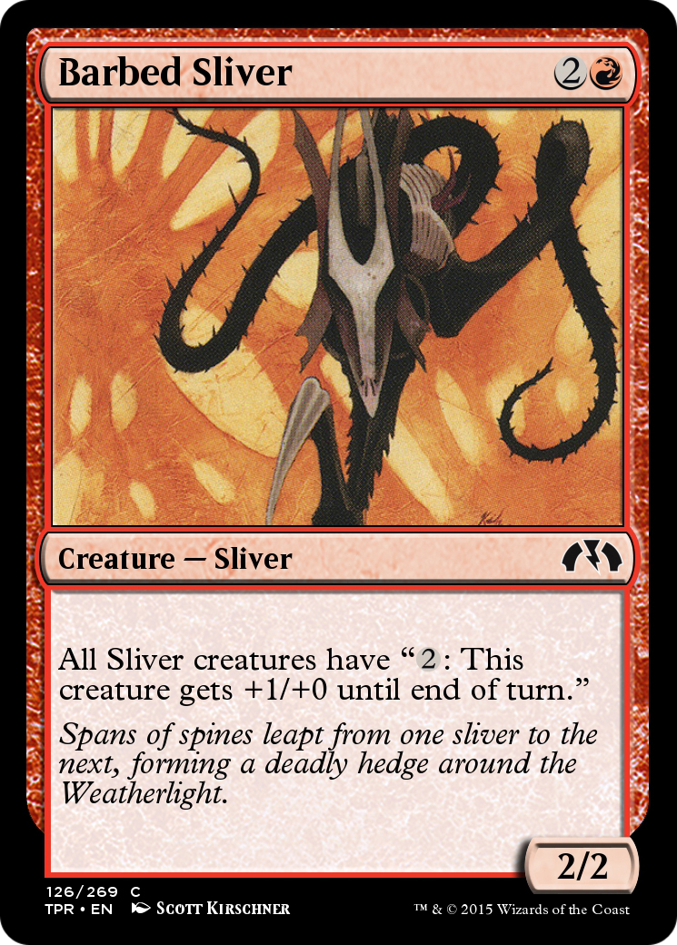 Barbed Sliver (TPR-126) - [Tempest Remastered] Foil