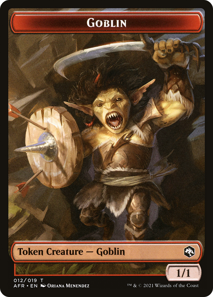 Goblin (TAFR-012) - [Adventures in the Forgotten Realms Tokens] Foil