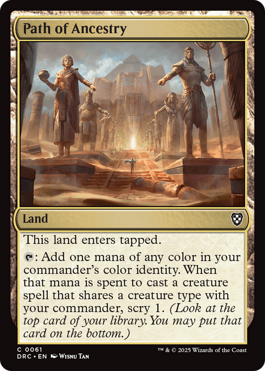 Path of Ancestry (DRC-061) - [Commander: Aetherdrift]
