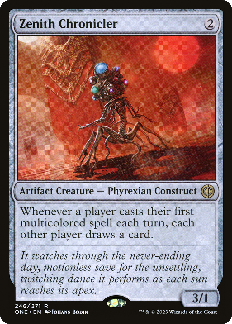 Zenith Chronicler (ONE-246) - [Phyrexia: All Will Be One] Foil