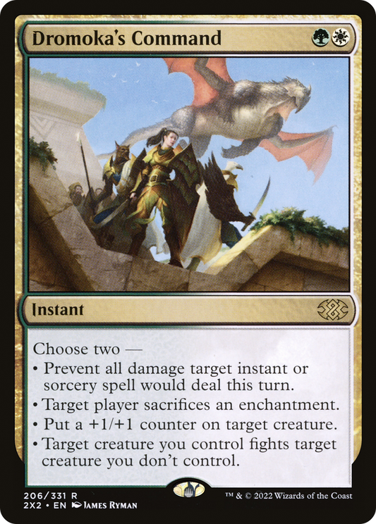 Dromoka's Command (2X2-206) - [Double Masters 2022]