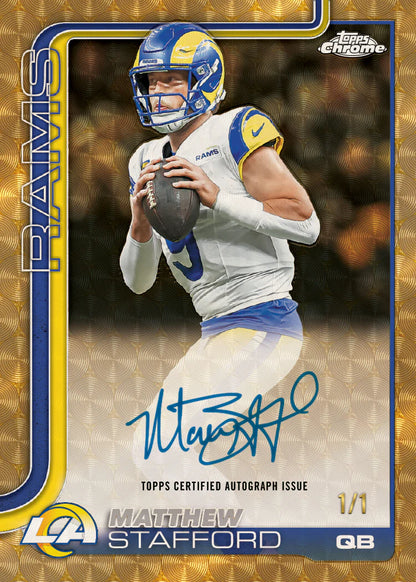 2025 Topps Chrome® Football Mega Box