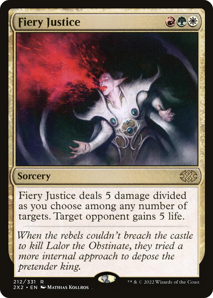 Fiery Justice (2X2-212) - [Double Masters 2022] Foil