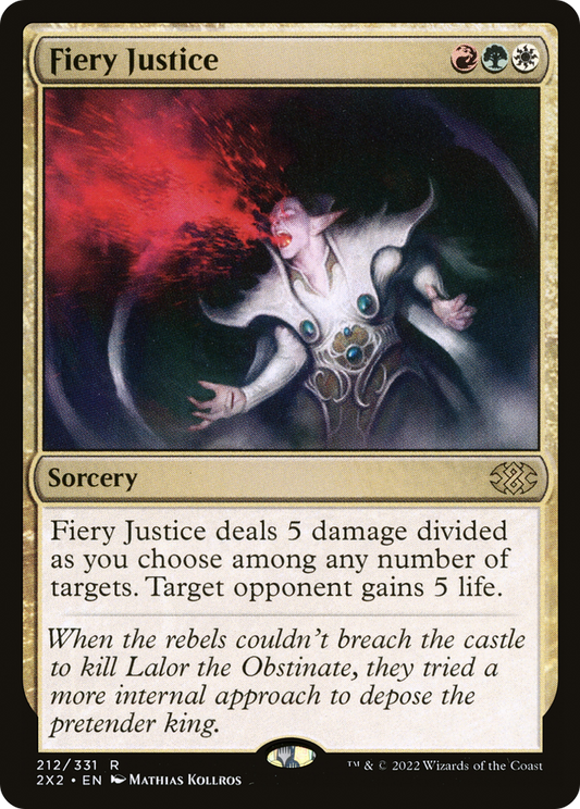 Fiery Justice (2X2-212) - [Double Masters 2022]