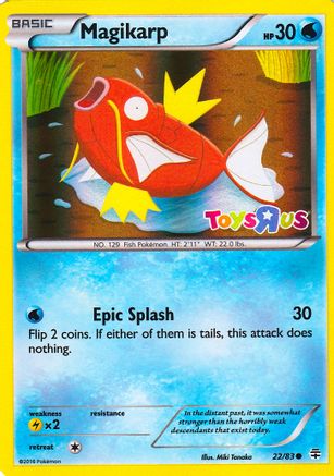 Magikarp - 22/83 (Toys R Us Promo) 22 - [Miscellaneous Cards & Products] Holofoil
