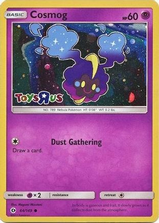 Cosmog (64/149) (Promo Toys R Us) [Soleil et Lune : Ensemble de base] 