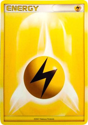 Lightning Energy (2007 Unnumbered D/P Style Non-Holo) - [League & Championship Cards]