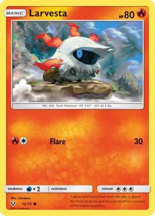 Larvesta 12/73 - [Shining Legends]