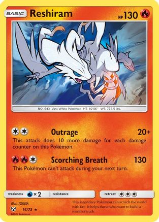 Reshiram 14/73 - [Shining Legends] Holofoil