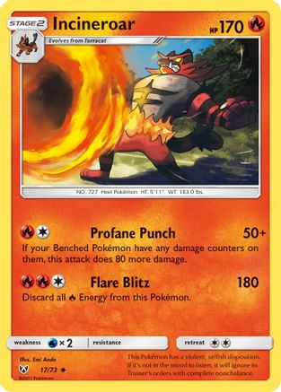 Incineroar 17/73 - [Shining Legends]