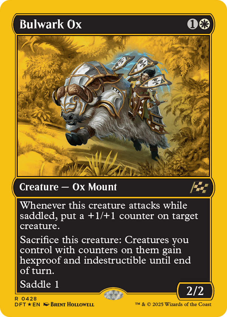 Bulwark Ox (First-Place Foil) (DFT-428) - [Aetherdrift] Foil
