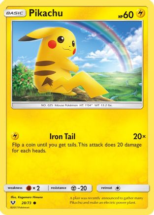 Pikachu (28/73) [SLG Shining Legends]