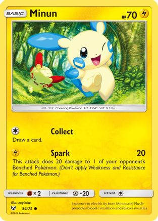 Minun 34/73 - [Shining Legends]
