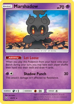 Marshadow 45/73 - [Shining Legends] Holofoil