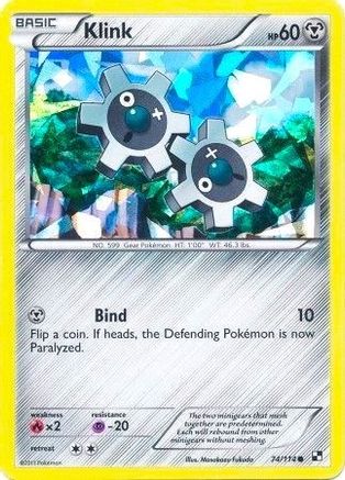 Klink - 74/114 (Cracked Ice Holo) - [Blister Exclusives] Holofoil