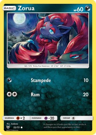 Zorua 52/73 - [Shining Legends]