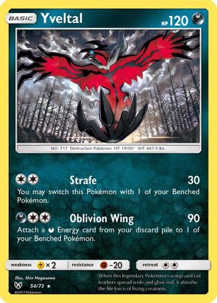 Yveltal 54/73 - [Shining Legends] Holofoil