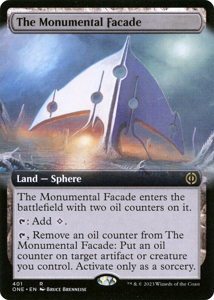 The Monumental Facade (ONE-401) - [Phyrexia: All Will Be One]: (Extended Art) Foil