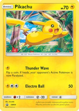 Pikachu - SM04 (Target Non-Holo) SM04 - [SM Promos]