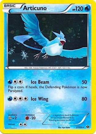 Articuno - 27/99 (Next Destinies) - [Blister Exclusives] Holofoil