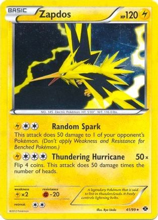 Zapdos - 41/99 (Next Destinies) - [Blister Exclusives] Holofoil