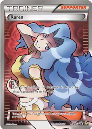 Karen - XY177a XY177a/211 - [Alternate Art Promos] Holofoil