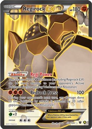 Regirock EX (43a/124) [Promotions artistiques alternatives] 