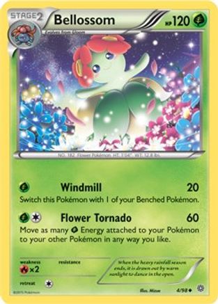 Bellossom - 4/98 (Cosmos Holo) 4 - [Miscellaneous Cards & Products] Holofoil