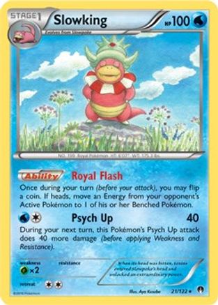 Roi lent (21/122) (Cosmos Holo) [XY : BREAKpoint] 