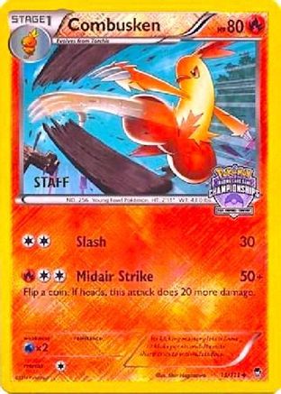 Combusken (13/111) (Championship Promo Staff) [XY: Furious Fists]