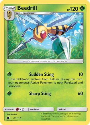 Beedrill 3/111 - [SM  Crimson Invasion]