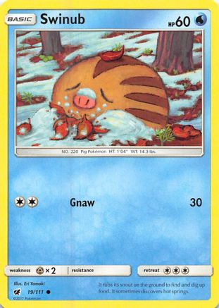 Swinub (19/111) [Soleil et Lune : Invasion pourpre] 