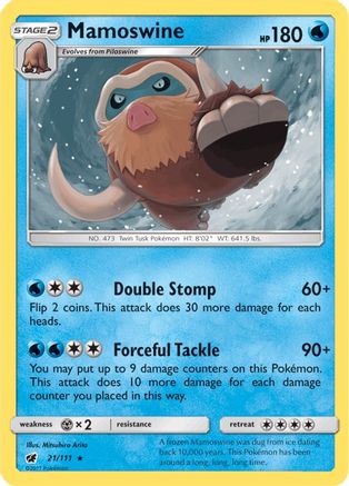 Mamoswine 21/111 - [SM  Crimson Invasion]