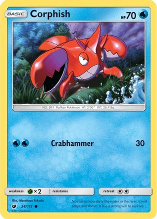 Corphish 24/111 - [SM  Crimson Invasion]