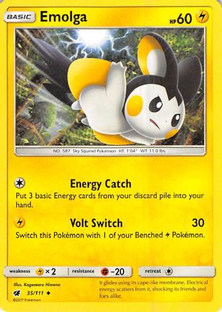 Emolga 35/111 - [SM  Crimson Invasion]