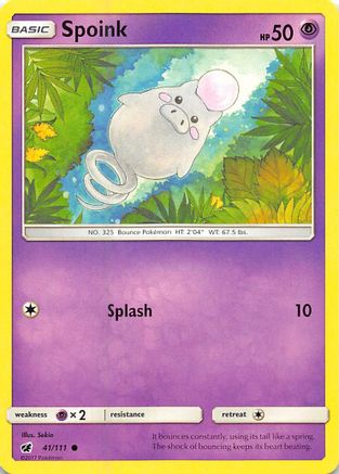 Spoink (41/111) [Soleil et Lune : Invasion pourpre] 