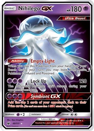 Nihilego GX (49/111) [Soleil et Lune : Invasion Pourpre] 