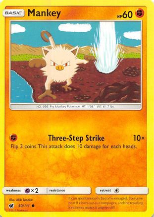 Mankey 50/111 - [SM  Crimson Invasion]