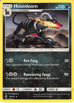 Houndoom (59/111) [Soleil et Lune : Invasion pourpre] 