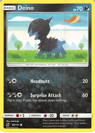 Deino (60/111) [Soleil et Lune : Invasion pourpre] 