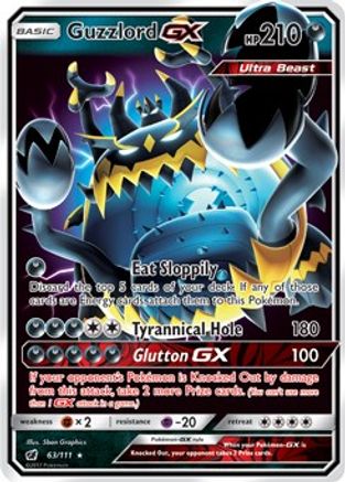 Guzzlord GX 63/111 - [SM  Crimson Invasion] Holofoil