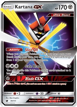Kartana GX (70/111) [CIN SM Crimson Invasion] Holofoil