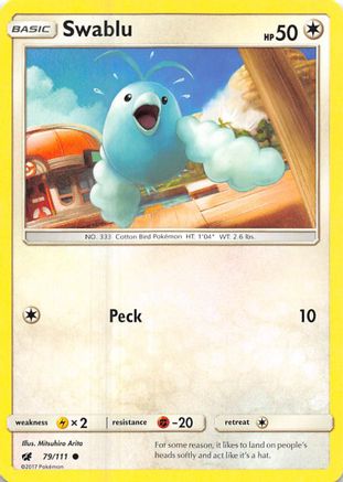 Swablu (79/111) [Soleil et Lune : Invasion pourpre] 