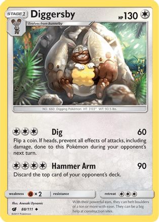 Diggersby 88/111 - [SM  Crimson Invasion]