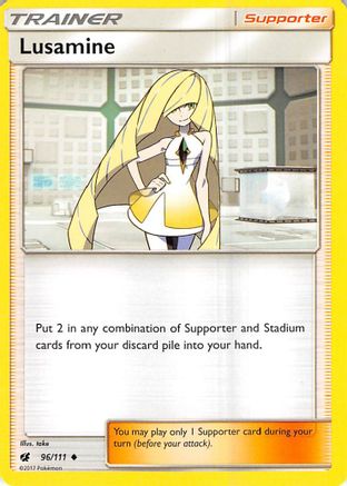Lusamine 96/111 - [SM  Crimson Invasion]