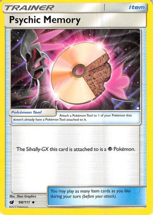 Psychic Memory (98/111) [Sun & Moon: Crimson Invasion]